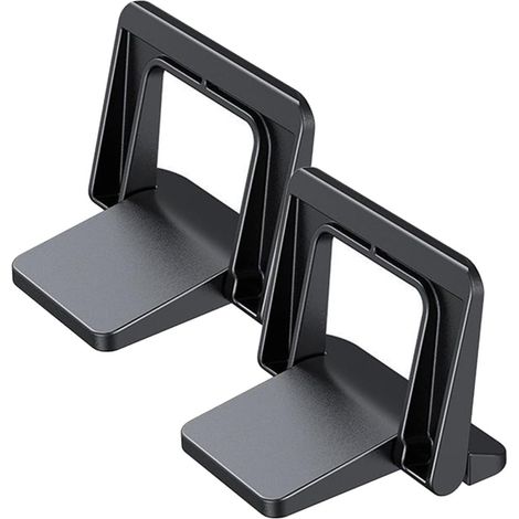 Rehausseur Pliable en PC Structure Triangulaire Support Ergonomique Noir pour Soulager la Fatigue et Améliorer la Ventilation Jusqu'à 12,5 Kg pour Ordinateur Portable (1/5)