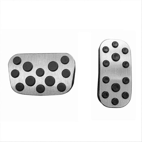 Pédales de voiture en aluminium, repose-pieds accélérateur et frein, couvre-pédales universelles, accessoires auto, kit complet (1/5)