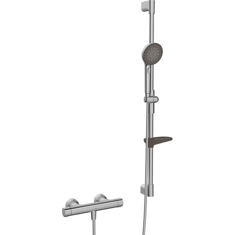 Hansa 4813043180 Ensemble douchette avec flexible, 3 jets