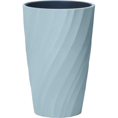 Gobelet à brosse à dents incassable réutilisable en plastique pour bain de bouche (bleu clair) (1/5)