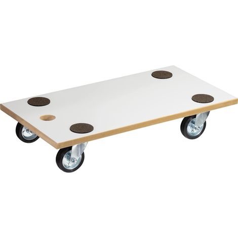 WAGNER Carrello da trasporto MM 1316 I 57,5 x 30 cm I ruote in gomma piena silenziose I cuscinetti antiscivolo I rivestimento speciale I portata 250 kg I facile da pulire I robusto - 20131601 (1/4)