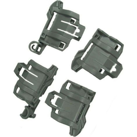 Jeu de 4 attaches pour fixation de panier (295315-12755) (00611473) Lave-vaisselle 2953153663946714034 BOSCH, SIEMENS, NEFF, GA