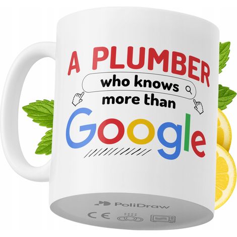 Lustige Tasse für Klempner – Kaffee- oder Teetasse mit witzigem Textdesign – ideal für Geburtstage, Namenstage, Feiertage und besondere Anlässe. Hochwertige Tasse für Zuhause, Büro und Arbeit. Farbe: 