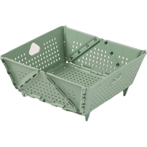 1 passoire extensible pliable légère utile pour l'évier, panier de drainage pratique et léger en plastique pour fruits, légumes et pâtes