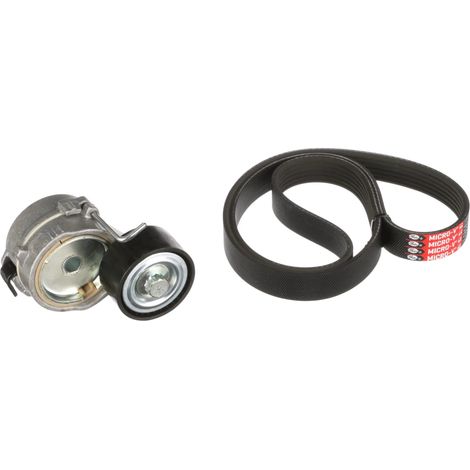 Jeu de courroies trapézoïdales à nervures Gates K166PK1043 CITROËN 16 115 054 80