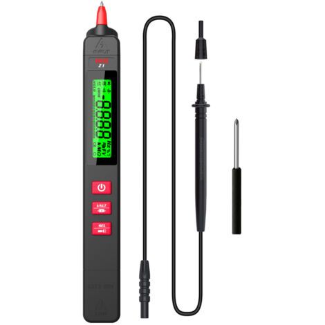 Multimètre stylo intelligent BSIDE Z1  2000 points  Mesure VDC/VAC, fréquence, résistance, NCV, continuité  Contrôle phase/neutre  Écran LCD