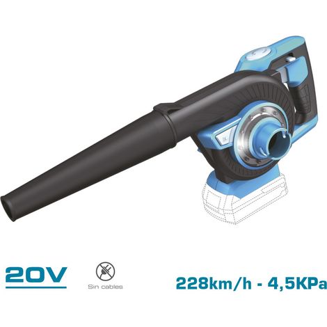 ASPIRADOR SOPLADOR 20V (SIN BATERÍA NI CARGADOR) 97x93cm KOMA TOOLS PRO SERIES BATTERY