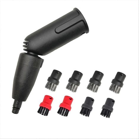 Buse de turbine à vapeur SC1 SC2 SC3 SC4 SC5 SC7 avec 8 brosses, accessoires pour nettoyeur vapeur 28631590 (1/5)