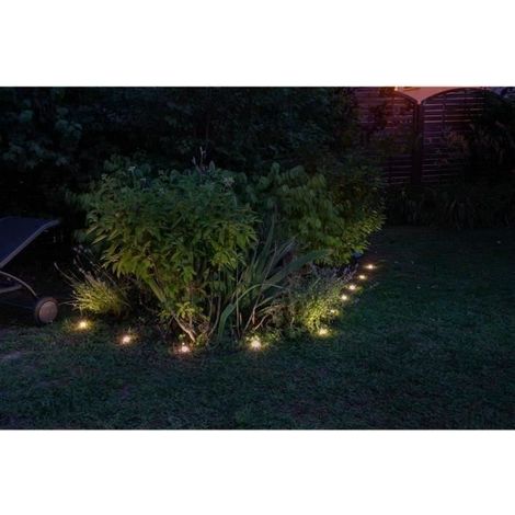 Solar garland to plant 10 white LEDs - GALIX - 5m - 0.5W - 100 Lumens - 8h of lighting (1/5)