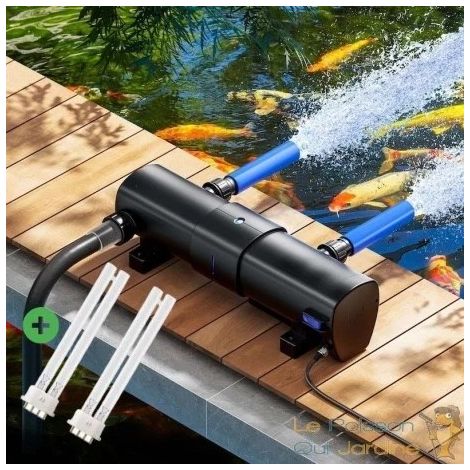Stérilisateur Clarificateur UV Bassin 72W + 2 ampoules de rechange (1/5)