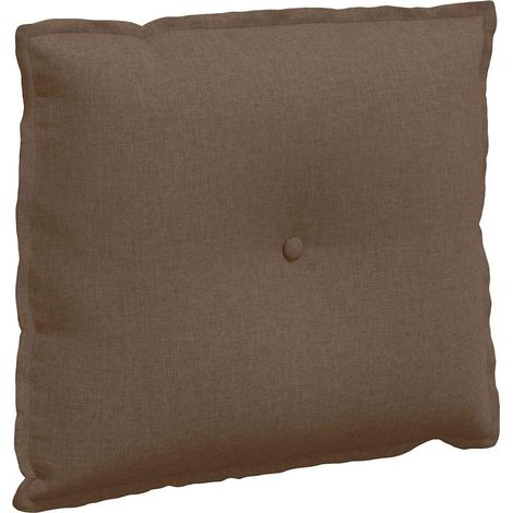 Coussin de Dos Marron 60 x 19 x 50 cm tissu