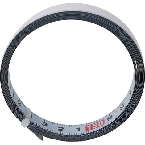 Mètre ruban en acier métrique 15m, pour menuiserie et établi (1/5)