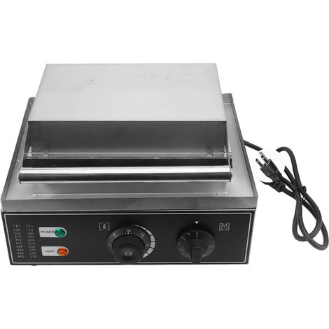 Machine à beignets électrique commerciale, 6 trous, chauffage Double face, antiadhésif, pour cuisine, magasin de desserts, prise américaine, 110V (1/5)