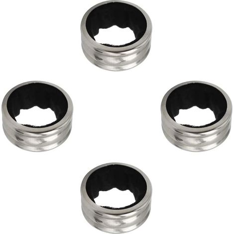Anneaux Anti Gouttes, 4 Pièces Anneau Anti Goutte Bouteille de Vin, Bague pour Vin en Acier Inoxydable, Vin Collar Bague, pour Bar, Maison,Restaurant (1/5)