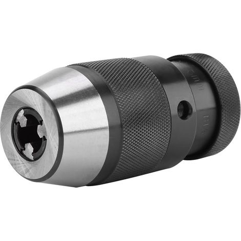 Sollbry 1 portabrocas sin llave de 0-13 mm y 1/2", portabrocas autoajustable de acero B16 para taladro de torno eléctrico (1/5)