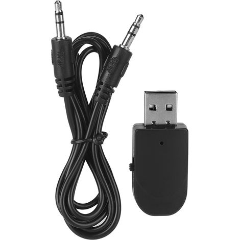 Adaptateur USB Bluetooth 2 en 1, récepteur et émetteur audio stéréo sans fil pour voiture, TV, ordinateur (1/5)