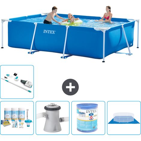 Intex Piscina con struttura Rettangolare - 300x200x75 cm - 7-pezzi S30215