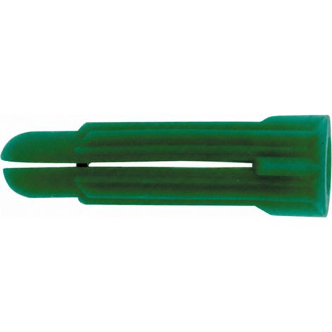 Tassello in nylon PC verde 8x34mm per viti per legno, 100 pezzi (1/2)