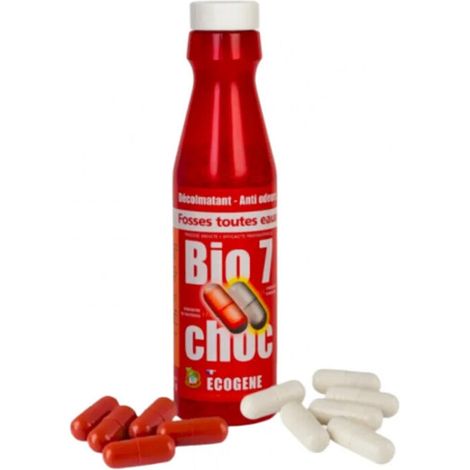 Activateur Fosse Septique - Bio 7 Choc 375 G - Pour Toutes Fosses Toutes Eaux - Démarrage Rapide Et Déblocage