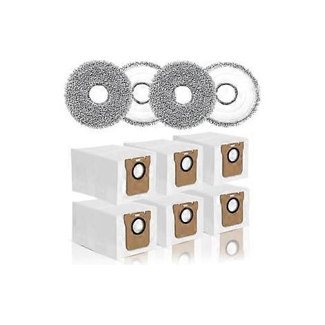 Sacs à poussière, lingettes de nettoyage pour aspirateurs L10S Ultra, L10 Ultra, L10 Prime et L20 Ultra, 6 sacs pour aspirateur et lingettes de nettoyage humides (1/5)