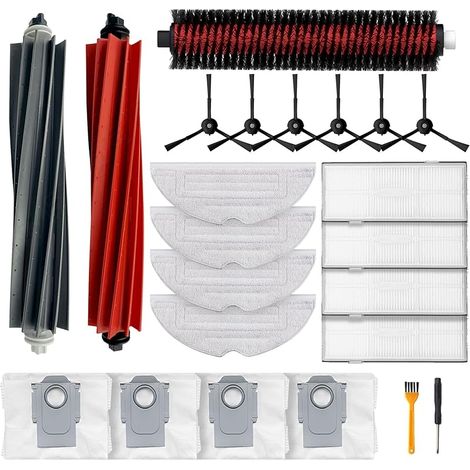 FOREHILL Kit accessoires pour Roborock S8+, S8 Pro Ultra pices de Rechange pour aspirateur Robot (23 Accessoires) (1/5)