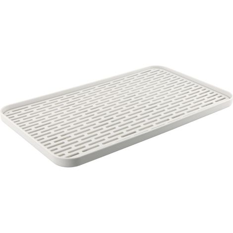 Égouttoir à Vaisselle 2 Étages 39x22,5 cm - Plateau en Plastique pour Cuisine, Support D'égouttement pour Tasses, Bols, Fruits et Thé (1/5)