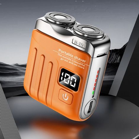 Rasoir Électrique - 5 3 X 2 85 X 6 3 Cm - Batterie 400 Mah - Étanche À L Éclaboussure - Pour Rasage Sec Ou Humide - 1 Pièce (1/4)