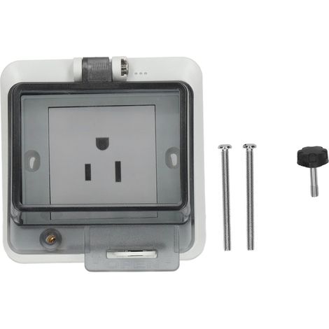 IP66 imperméabilisent la prise standard des USA vigoureuse aucune déformation électrique 127V 15A