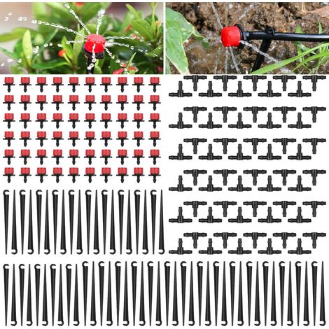 180 PCS Kit Arrosage Automatique, avec Connecteurs en T (1/5)
