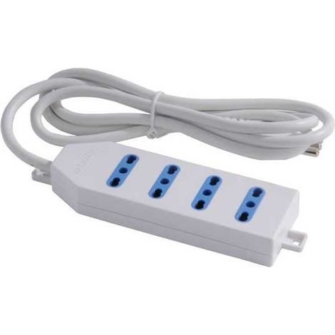 Enchufe múltiple 4X2Pu Syntesy 00374