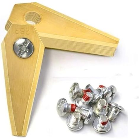 30 x Lame Robot Tondeuse pour Tondeuse à Gazon，lame tondeuse pour gardena，Lames de Couteau en Titane pour Toutes Les Tondeuses Robotiques pour Husqvarn(3g-0.75mm) Avec 30 Vis (30 pièces pour Bosch)