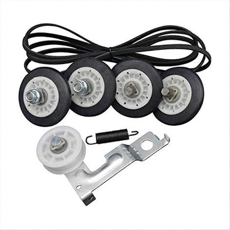 Kit réparation sèche-linge 4581EL2002C, poulie tendeur 4400EL2001A, pièce détachée compatible, remplacement facile, pour sécheuse, qualité fiable. (1/5)
