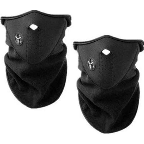 Masque Visage - Microfibre Polyester - Protection UV - Respirant - Pour Activités Extérieures - 1 Pièce (1/5)