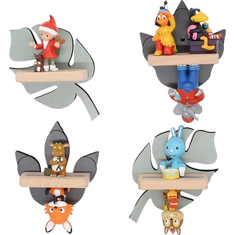 Hojas de estante 4 piezas Set Kids Tonies 29x22x5 - VCM (1/2)