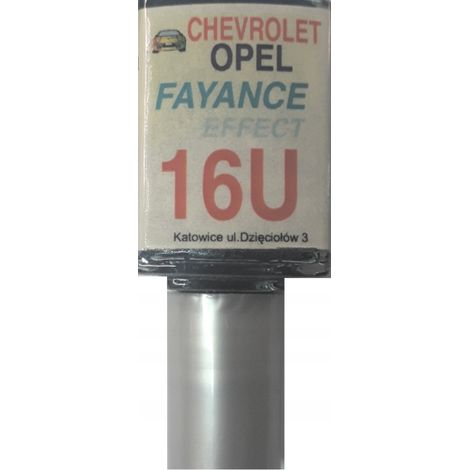 Reparación de arañazos y retoques de pintura para Chevrolet Opel 16U Fayance (1/5)