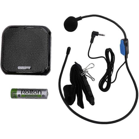 Amplificateur vocal portable Rolton K400 avec microphone intégré, haut-parleur, radio FM et lecteur MP3 pour la formation des enseignants (1/5)