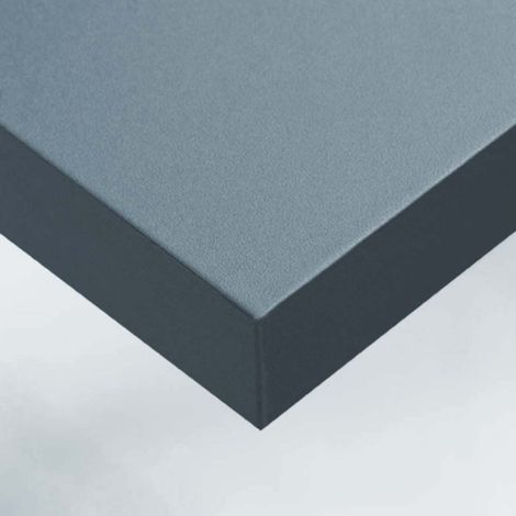DIMEXACT - Papier peint autocollant gris acier mat - 122 cm x 0.5 m - En Rouleau (1/3)