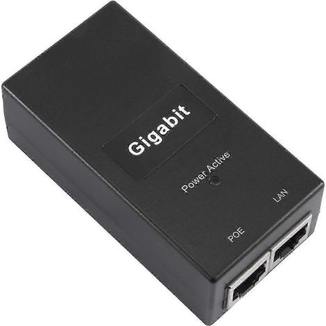Injecteur PoE Gigabit compatible IEEE 802.3af/at pour périphériques PoE - Vitesses 10/100/1000 Mbps (1/5)