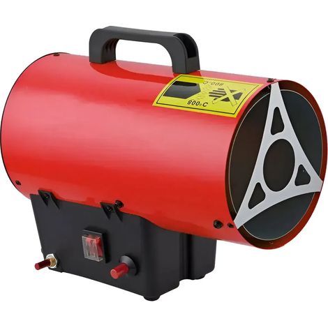 Generatore Aria Calda 10kW Ventilazione Elettrica 230V GPL Rosso