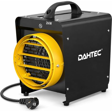 Chauffage de Chantier 2000W IP24 avec Thermostat, Portable, Garage (1/5)