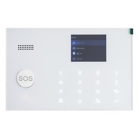 Tuya Kit Plus Sistema di Allarme Video GSM 4G + WiFi Bianco