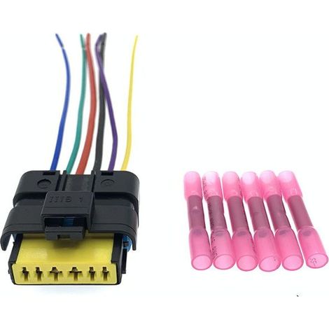 Wasserdichter Stecker für Kfz-Kraftstoffpumpe DJ7067YD-1.5-2.8-21 (Ref. 211PC062S1049 --JB1383-6P)