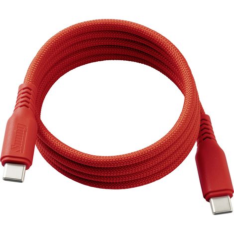 Dehner Elektronik USB-C® Kabel  USB 2.0 USB-C® 1 m Orange Geschirmt Magnetic power cable Orange (1/5)