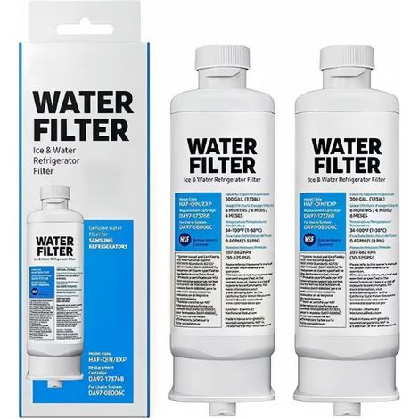 Packung mit 2 Samsung-kompatiblen Wasserfilterkartuschen DA97-17376B HAF-QIN/EXP (1/5)