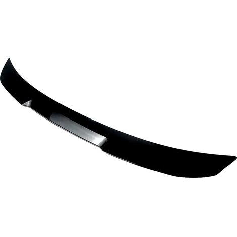 Spoiler trasero, fabricado en plástico ABS, fácil instalación, color negro brillante. (1/2)