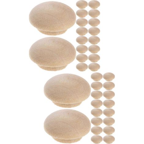 Bouchons pour meubles et placards, compatibles avec la décoration, 200 pièces en bois (1/4)