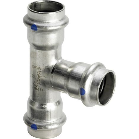 VIEGA 665197 T-Stück mit SC Sanpress Inox (1/2)
