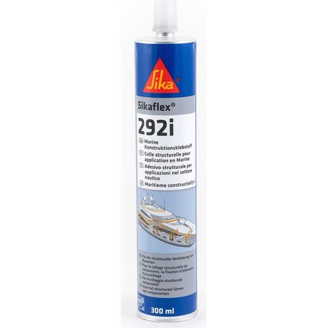 Sika - Sikaflex 292i, Bianco - Adesivo multiuso - Per applicazioni in ambito nautico, giunti strutturali, ecc. - Resistente a forti vibrazioni - 300ml (1/4)
