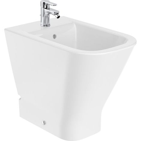 Bidé Comfort adosado a pared sin tapa SQUARE THE GAP - ROCA