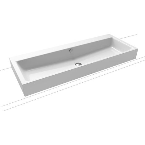 Kaldewei PURO Aufsatzwaschtisch 3168 ohne Hahnlochbohrung, 120 cm (1/3)
